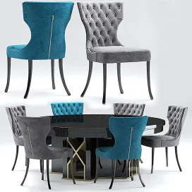 Chair vittoria frigerio adda capitonne grimaldi